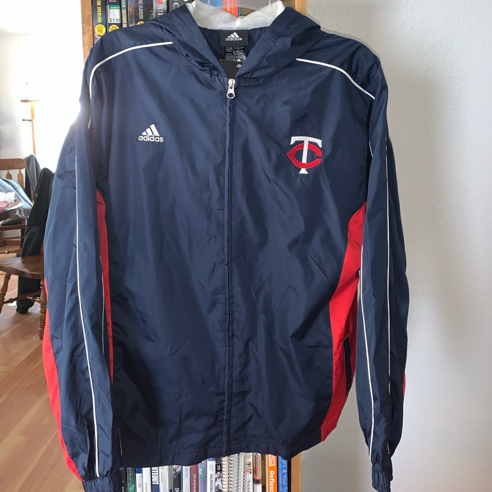 Adidas Youth Minnesota Twins windbreaker NWT
